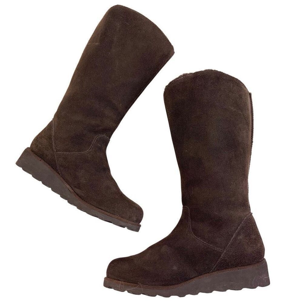 BEARPAW Shearling Pull In Boots - Picture 4 of 11